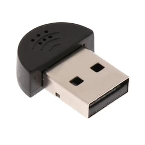 Microfone USB Mini Plug and Play para ows e IOS