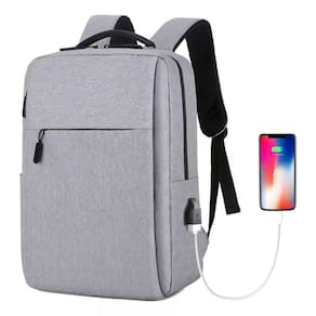Mochila impermeável para notebook executivo com porta USB