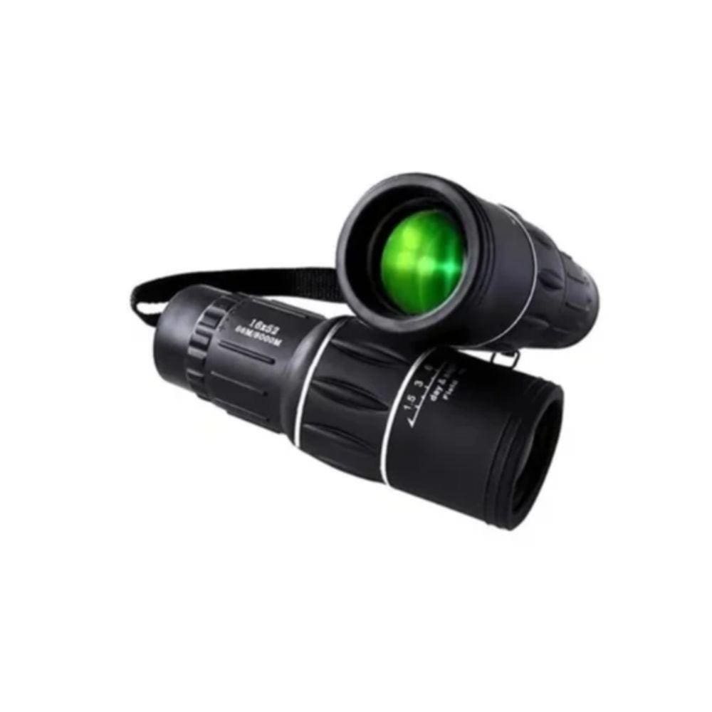 Monocular 16x52 8000m ao ar livre com foco duplo à prova d`água