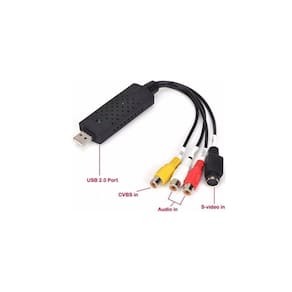 Captura de áudio, vídeo, transferência USB, câmeras VHS, DVR