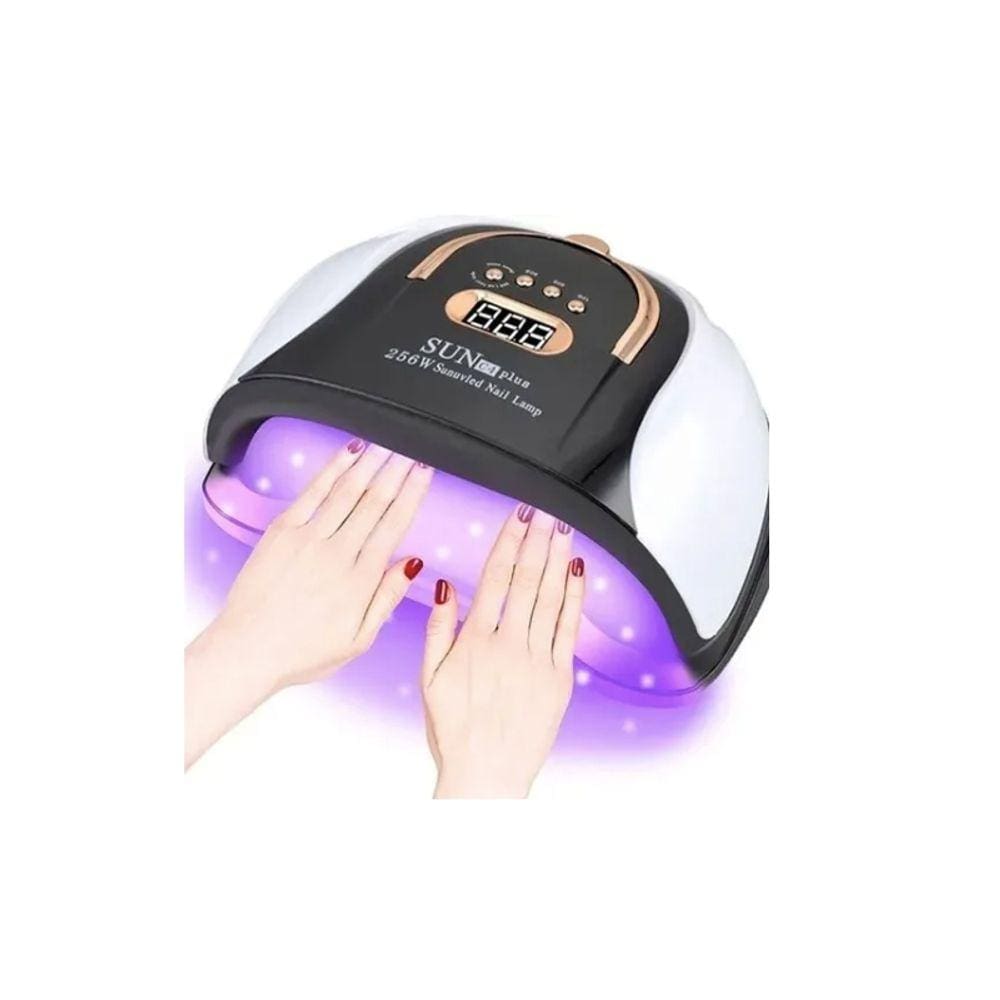 Lâmpada de secador de unhas UV/LED 256W Sun C4 Plus com marcador de tempo
