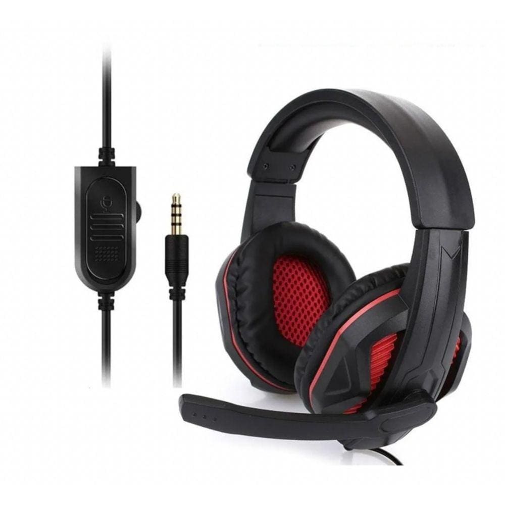 Fones de ouvido para jogos t Ziva com conector e microfone de 3,5 mm