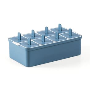 Conjunto de moldes de sorvete 0332 Celeste para 8 picolés