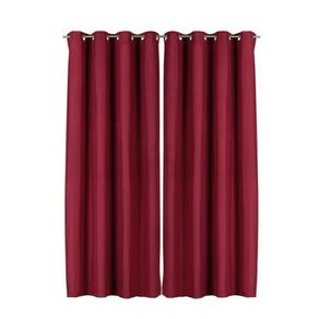 Conjunto de cortinas Blackout com 2 panos de burdeo 230 cm x 140 cm