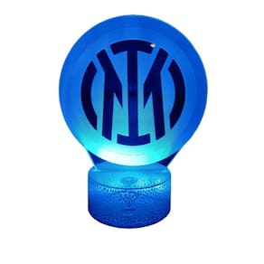 Lâmpada de ilusão 3D Insignia Inter Milan Itália 7 cores LED