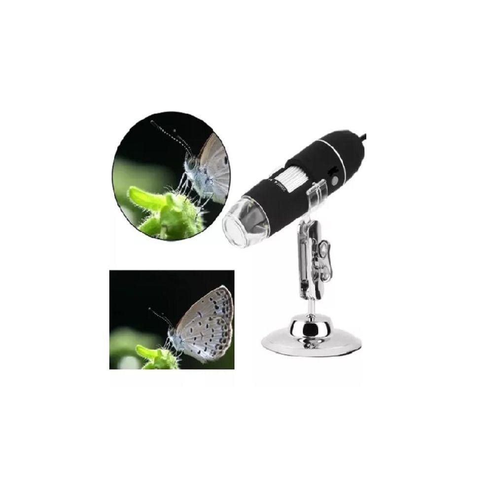 Microscópio digital 1000x Câmera USB com 8 LEDs para educação