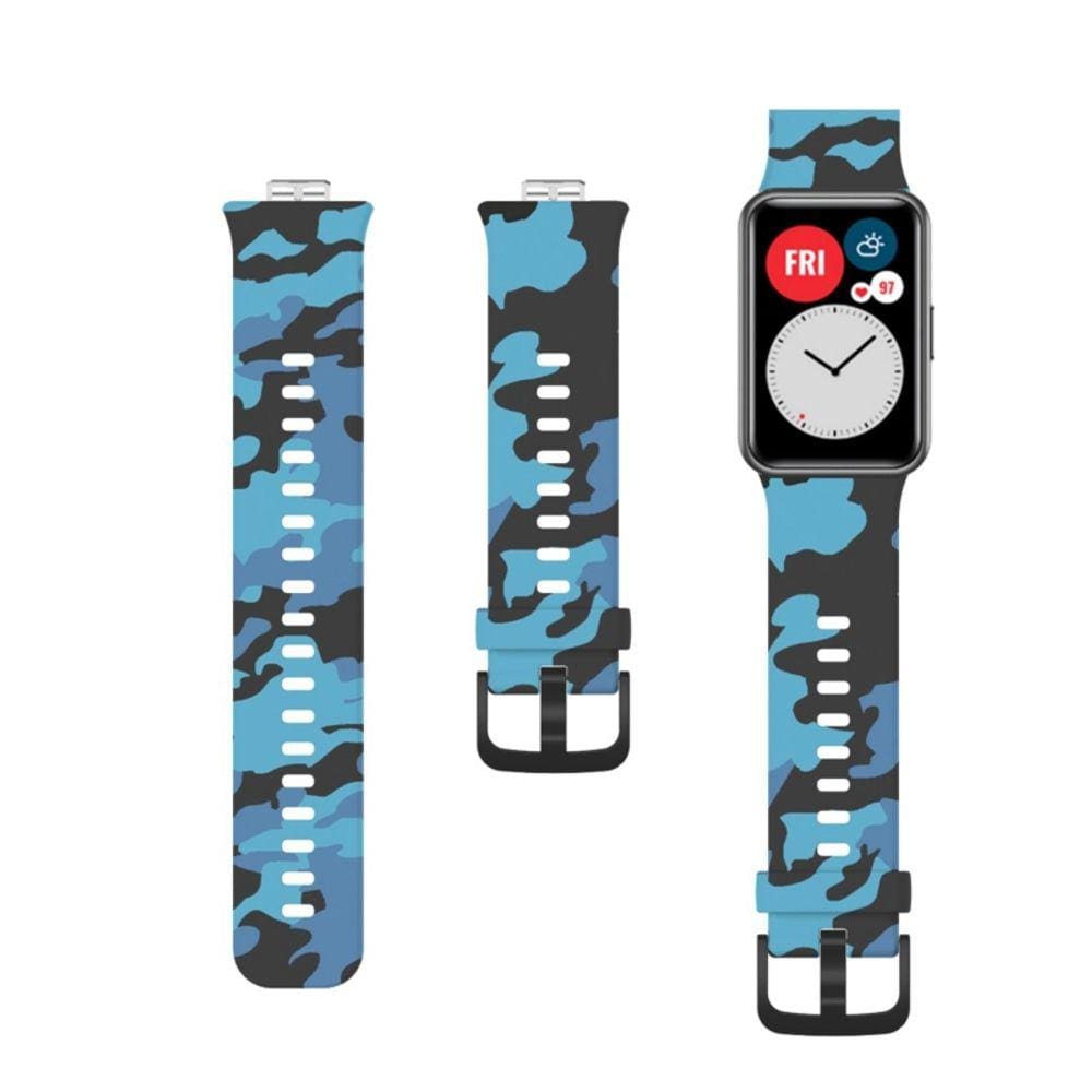 Pulseira para Huawei Watch Fit Blue Silicone