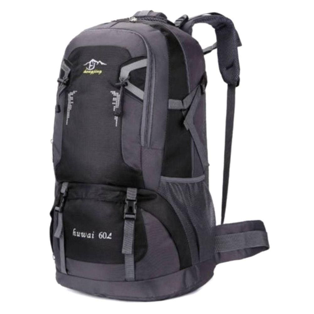 Mochila Camping Outdoor Trekking 60L preta