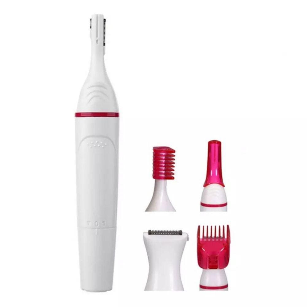 Depiladora facial feminina Precision, aparador elétrico 5 em 1