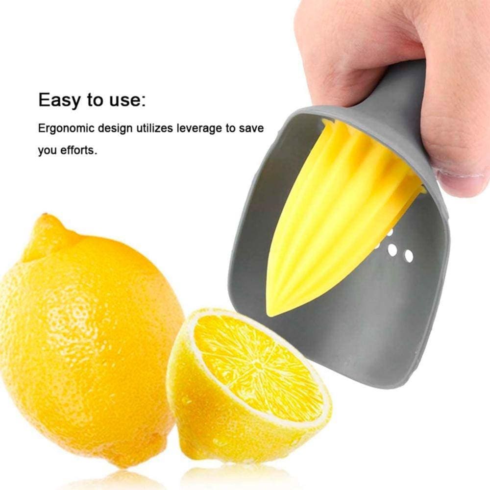 Espremedor manual de limão e laranja, material PP de qualidade alimentar
