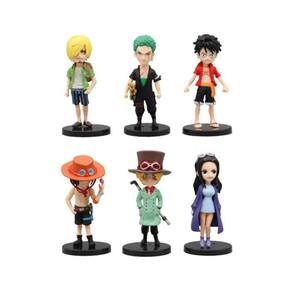 Conjunto de bonecos One Piece Toy Doll Collection Anime 6 Figures