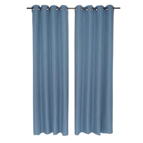 Conjunto de cortinas Blackout Cloth, cor azul, 230 cm x 140 cm (2 unidades)