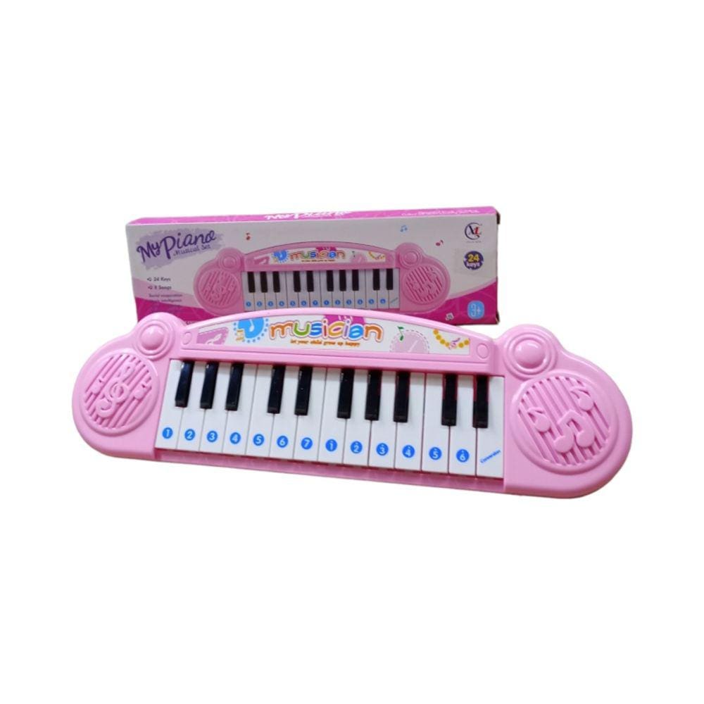 Brinquedo de piano com teclado musical para bebês e crianças com música
