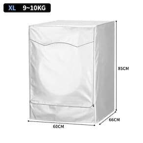 Tampa de máquina de lavar roupa frontal impermeável 66x60x85cm