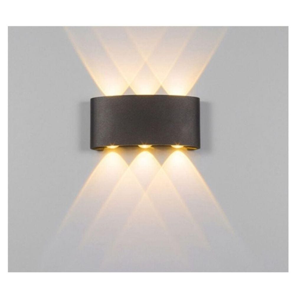 Lâmpada LED Exterior Spot Wall 6W Warm Light 3500K IP65