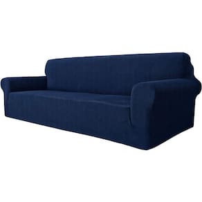 Capa para sofá secional de 4 lugares Blue Quadrille