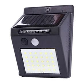 Refletor de parede LED solar com sensor de movimento - 30 LEDs