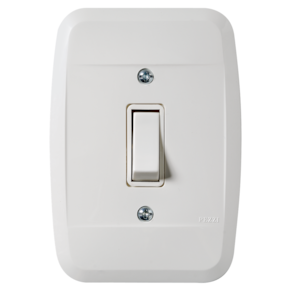 Interruptor Embutir Simples 1 T.S Branca 41100 - Pezzi