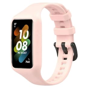 Pulseira para protetor de silicone rosa Huawei Band 7