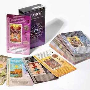 Cartas de tarô Harness Witchy Cauldron Rider Waite em espanhol