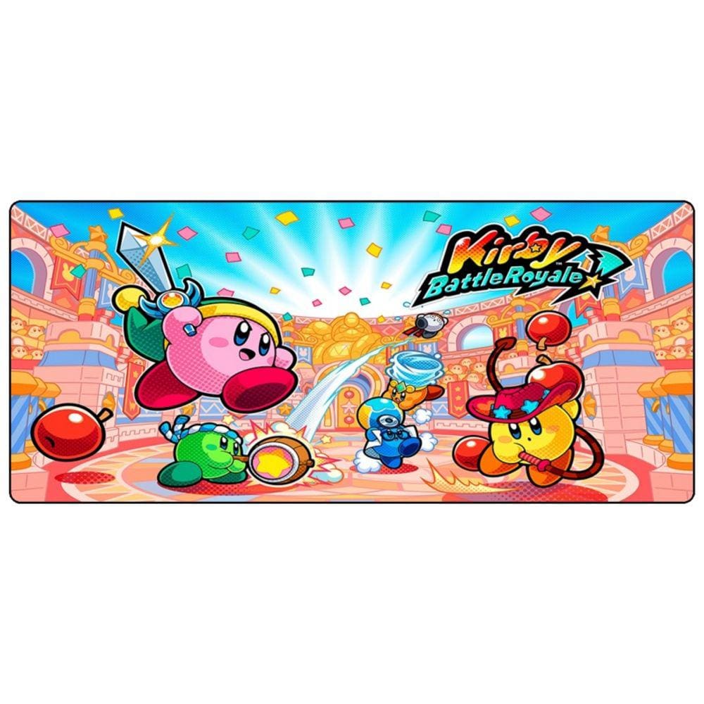 Tapete de Rato Kirby Battle Royale Gamer 90x40cm