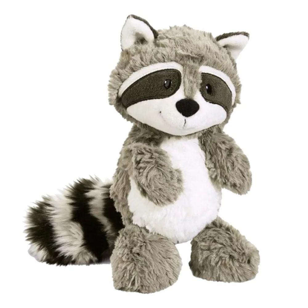Brinquedo de pelúcia Raccoon de 28 cm, poliéster, macio e lavável - Kiwii Gifts