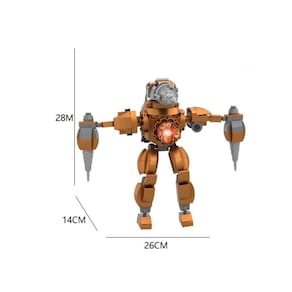 Bloco de construção Toy Titan Drill Lego Type com 420 peças