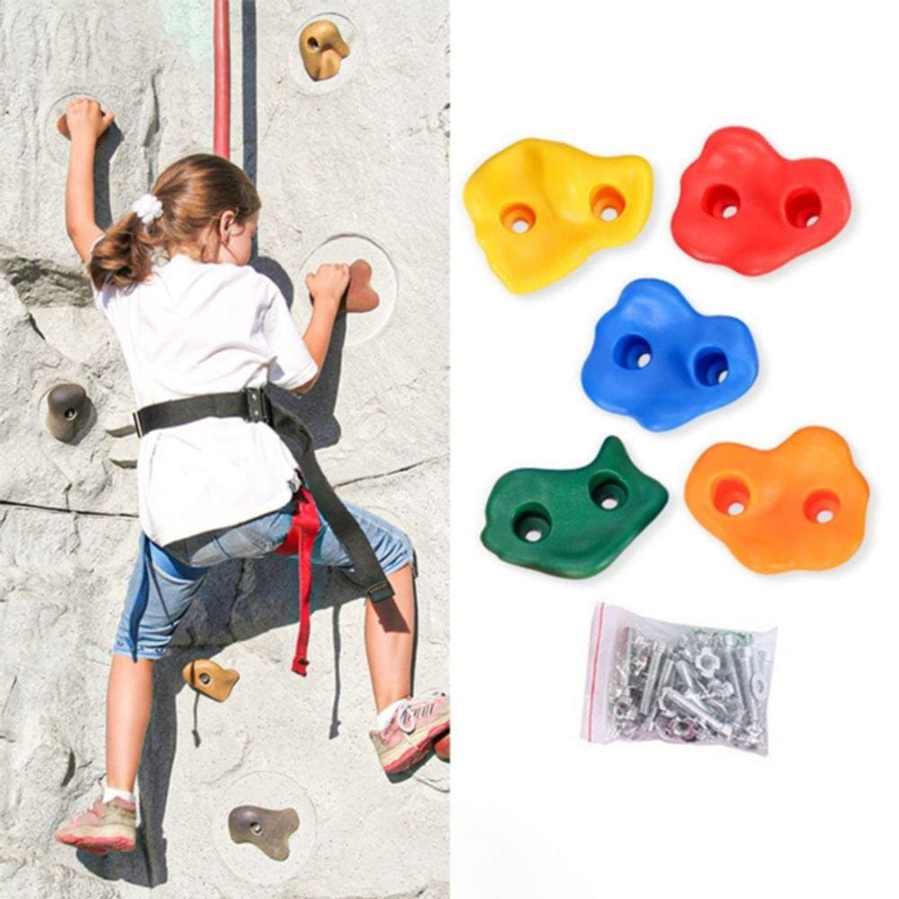 Pedras de escalada para crianças multicoloridas 18 peças