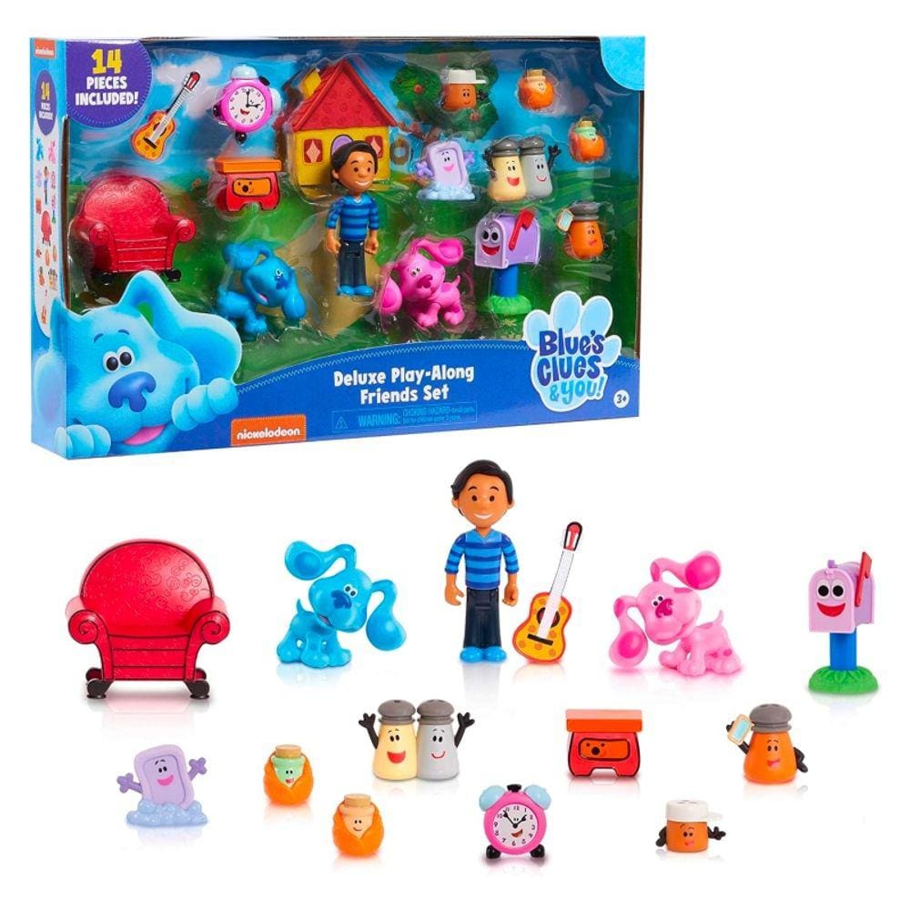 Conjunto de brinquedos Friends of Blue Tracks 14 peças +3 anos