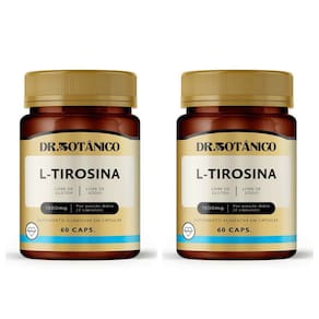 Kit 2 Un - L Tirosina 1500Mg 60 Capsulas - Dr Botanico