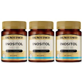 Kit 3 Un - Inositol 1000Mg 60 Capsulas - Dr. Botanico