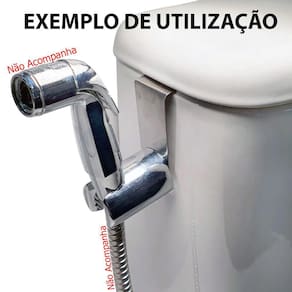 Suporte Ducha Higiênica para Pendurar na Caixa Acoplada - 30314LAT