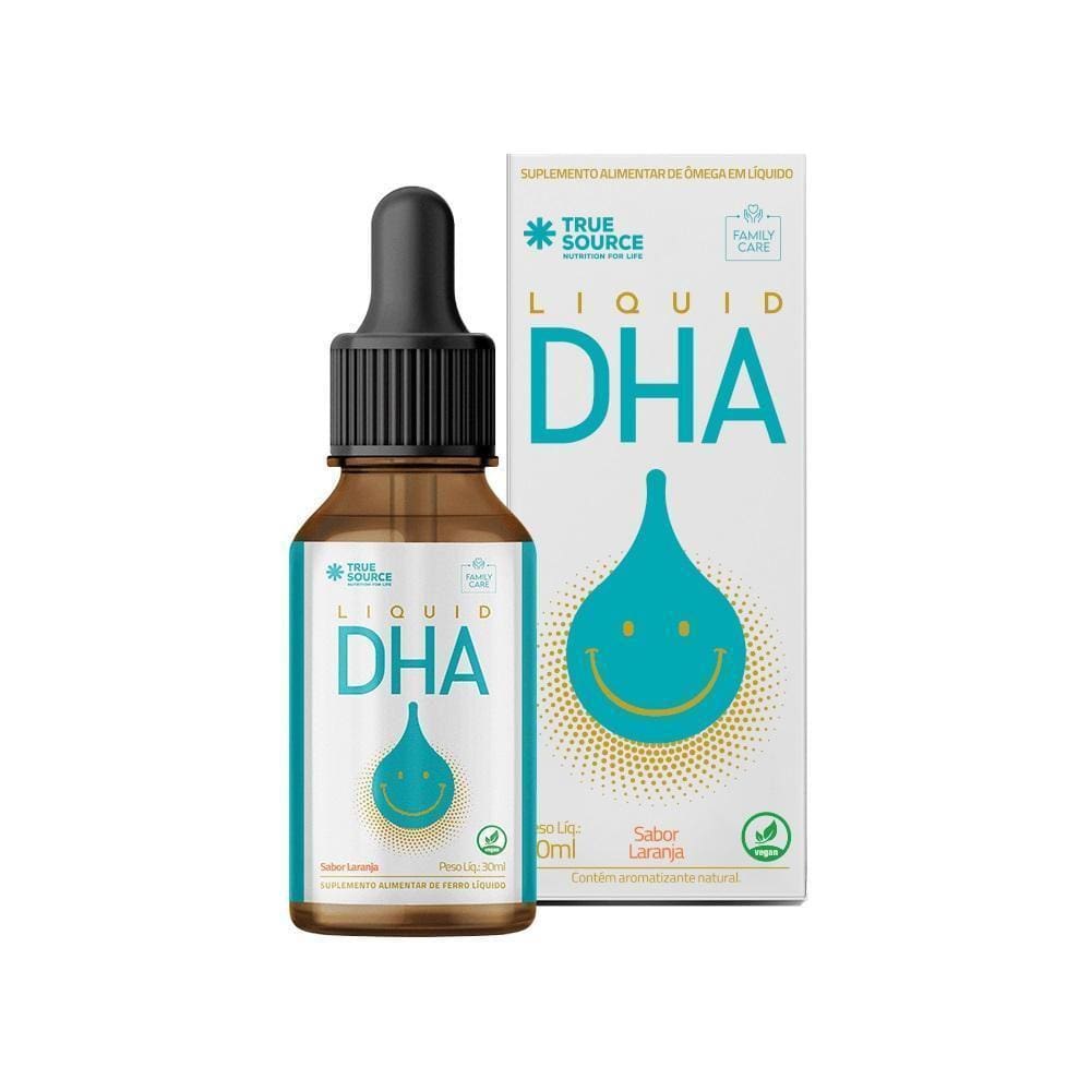 Suplemento Liquid Dha Sabor Laranja - True Source 30Ml