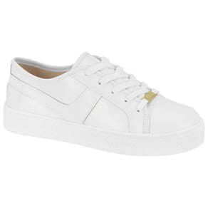 Tênis Casual Moleca 5712.329 Feminino - Branco/Branco