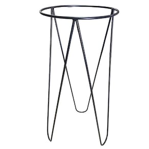 Suporte de Chão Tripé para Vaso 18 (40cm) Preto - JC JARDIM