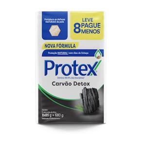Sabonete em Barra Protex Carvão Detox 8un Leve Mais Pague Menos