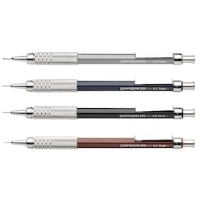 Kit 4 Lapiseira Graphgear 500 Tecnica Pentel
