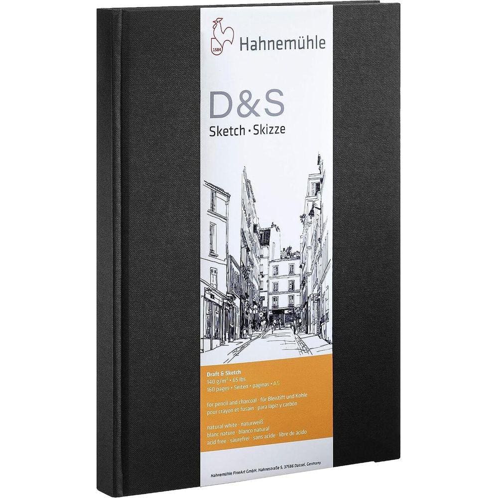Sketchbook A5 Preto Hahnemuhle