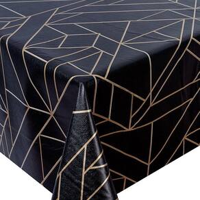 Toalha Gourmet Premium Geométrica Black 1 m x 140 cm