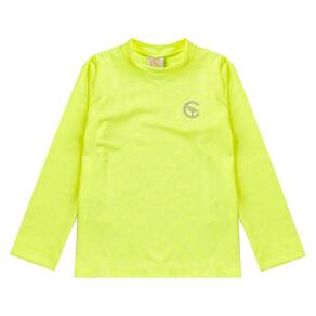 Camiseta Praia Bebê Proteção UV Amarelo Neon Costão