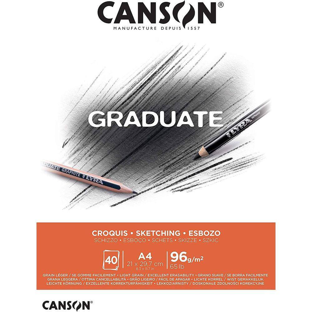 Bloco Graduate Croquis 96g Canson