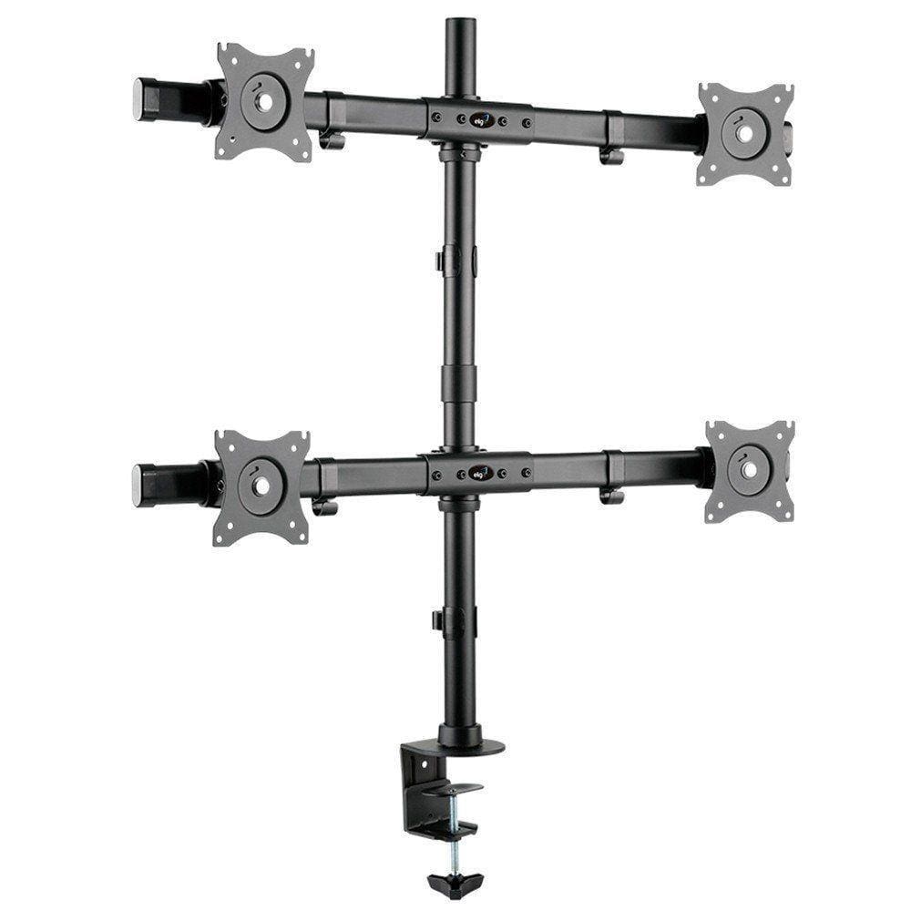 Suporte Articulado 4 Monitores 15 A 27 Com Base Morsa F160nd4 Elg