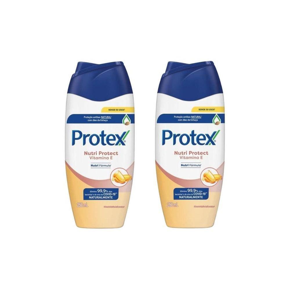Sabonete Liquido Protex 250Ml Vitamina E - Kit Com 2Un