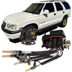 Bico Injetor Aranha Blazer E S10 4.3 V6 Gasolina 1996 À 2004