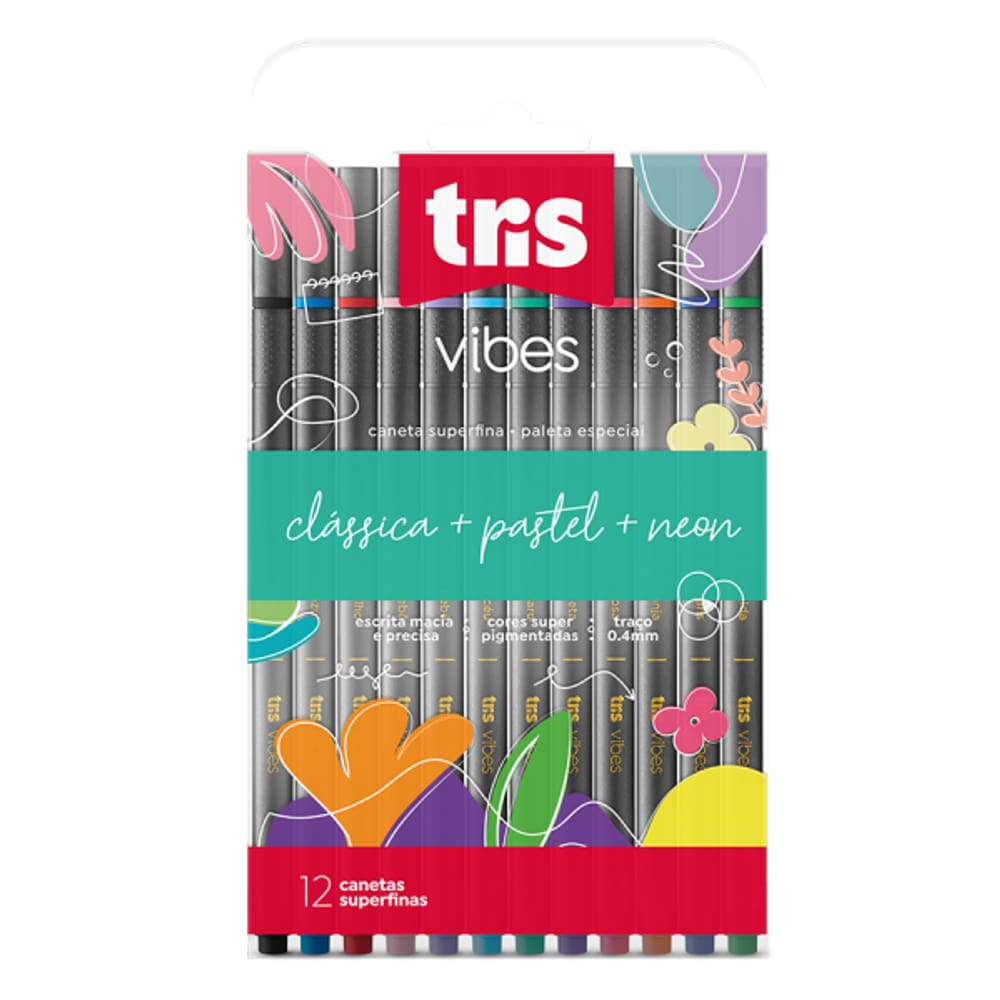 Caneta Superfina Vibes Tris