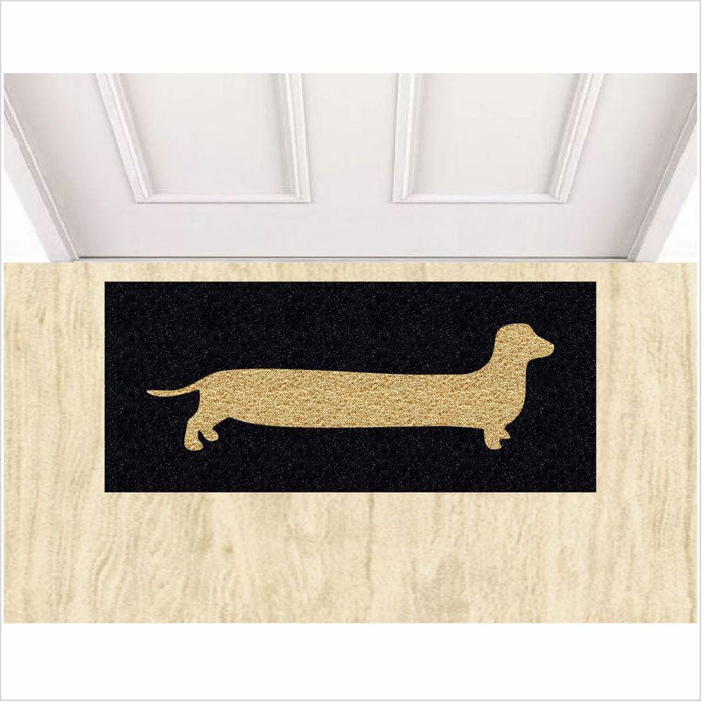 Tapete Capacho Para Portas de Entradas Decorativo Salsicha
