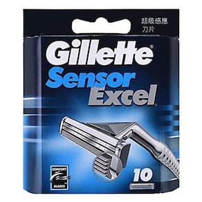 Lâminas de barbear Gillette Sensor Excel - 30 unidades
