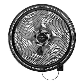 Ventilador De Parede Britânia 6 Pás 176W Bvt575 Preto - 127V