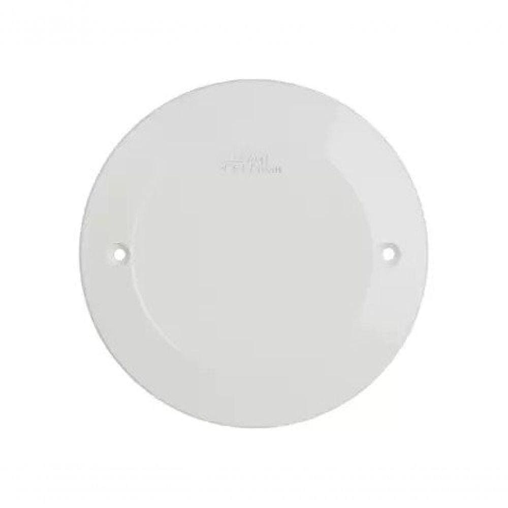 Placa Cega Redonda Branco Mectronic Branco