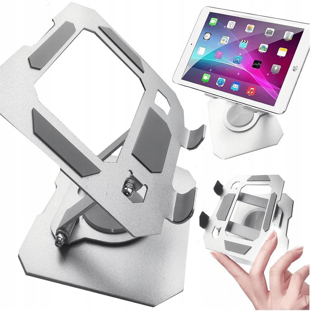Suporte Mesa Base Tablet Metal Dobravel Giratório 360